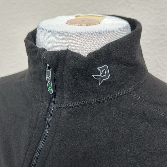 PolarMax 4.0 HEAVYWEIGHT ZIP MOCK - Black - Picture 8 of 16